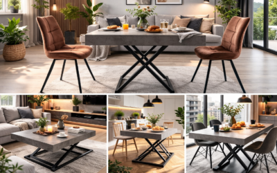 Mała jadalnia w dużym stylu: triki aranżacyjne, które optycznie powiększają przestrzeń